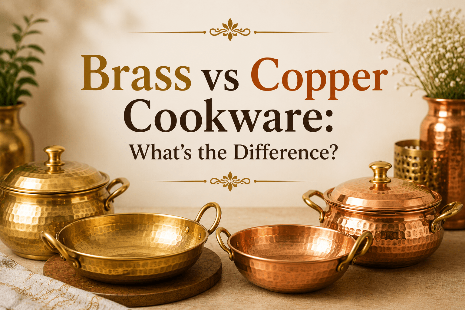 Brass vs Copper Cookware: What’s the Difference? | Complete Comparison Guide - Royalstuffs.com