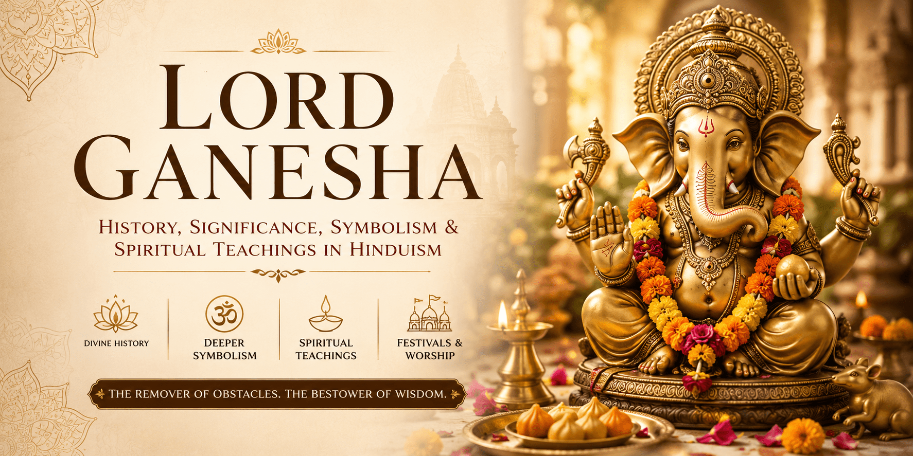 Lord Ganesha: History, Significance, Symbolism & Spiritual Teachings in Hinduism - Royalstuffs.com