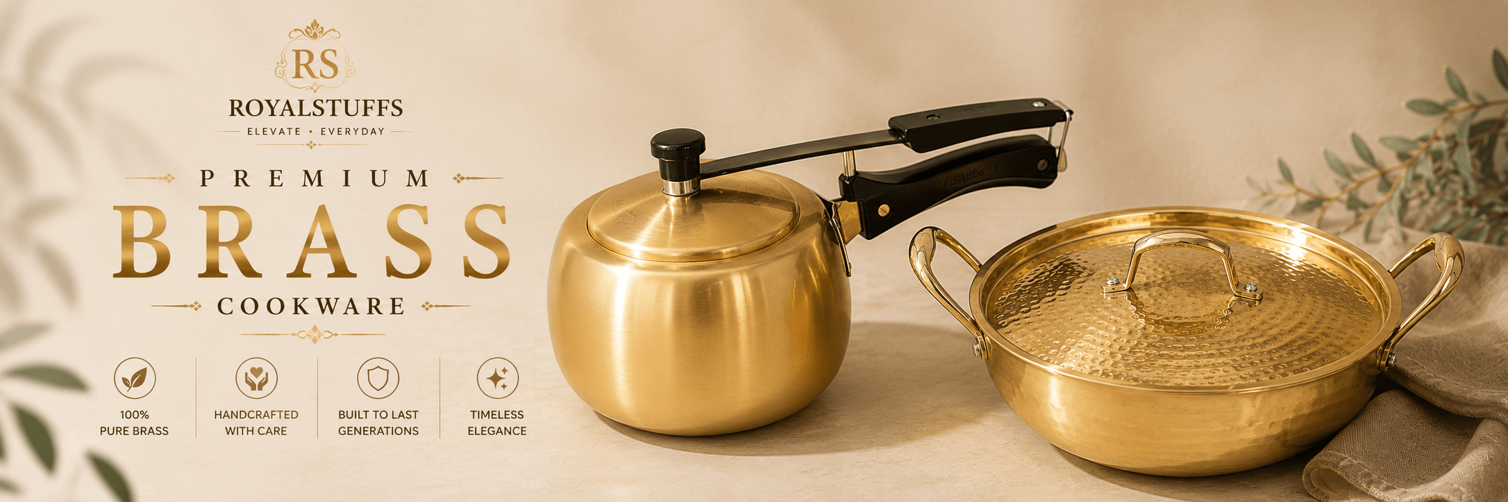 Brass Cookware - Royalstuffs.com