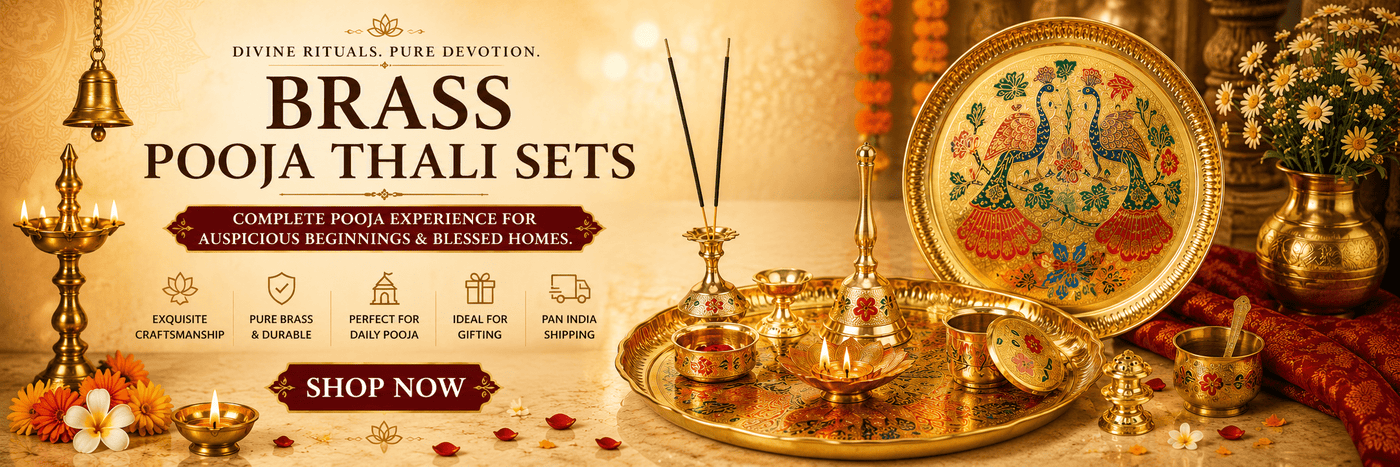 Brass Pooja Thali Sets