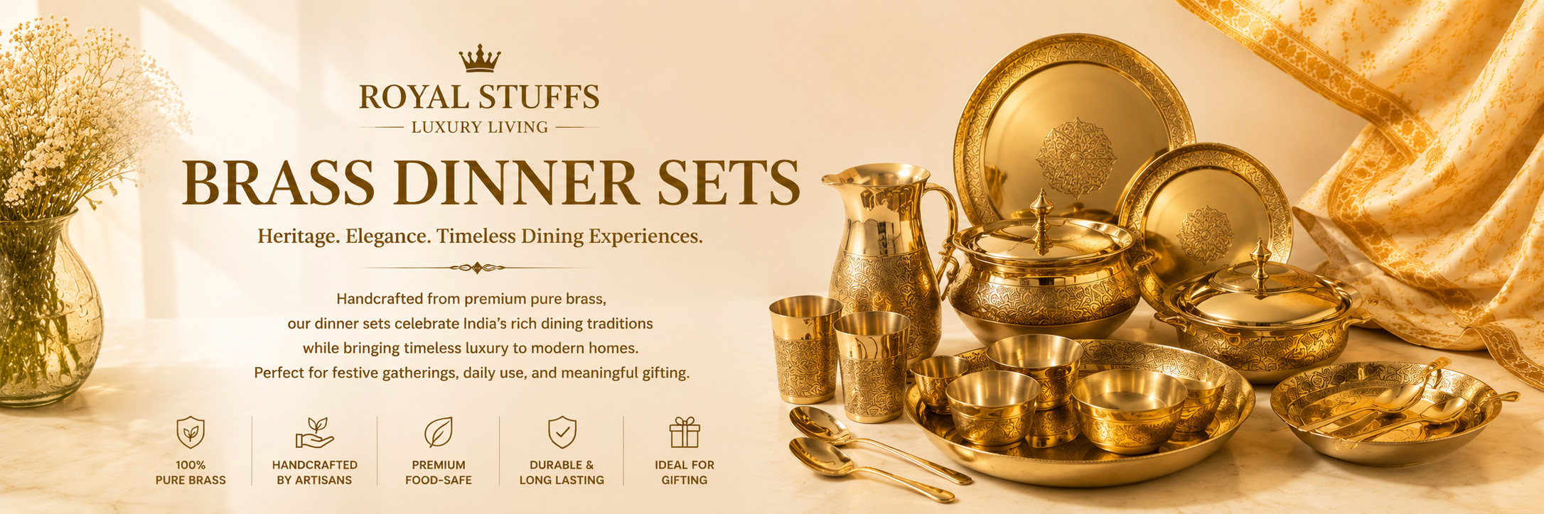 Brass Dinner Sets