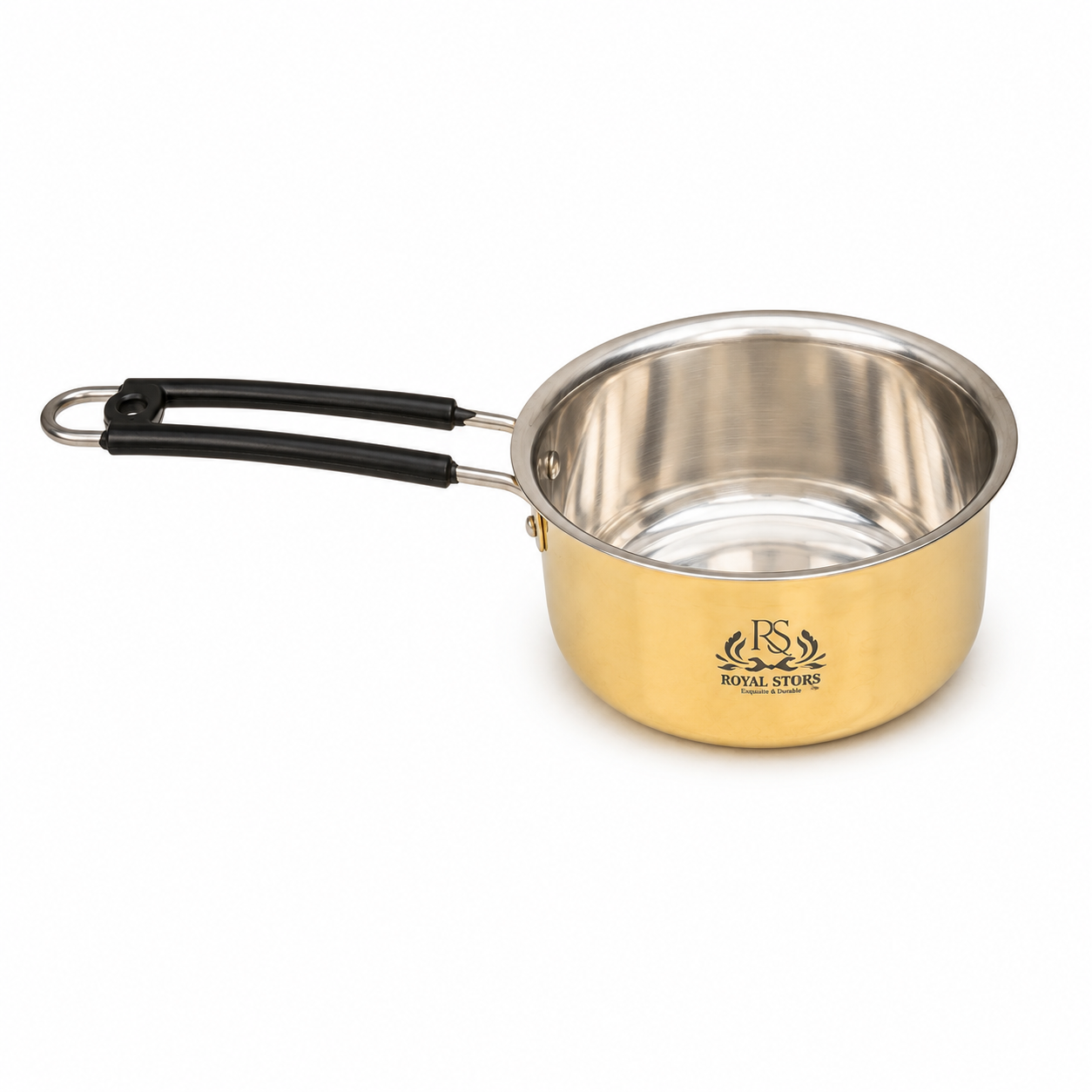 Brass Sauce Pan Tapeli for Milk,Tea with Tin Coating Inner Side Kalai