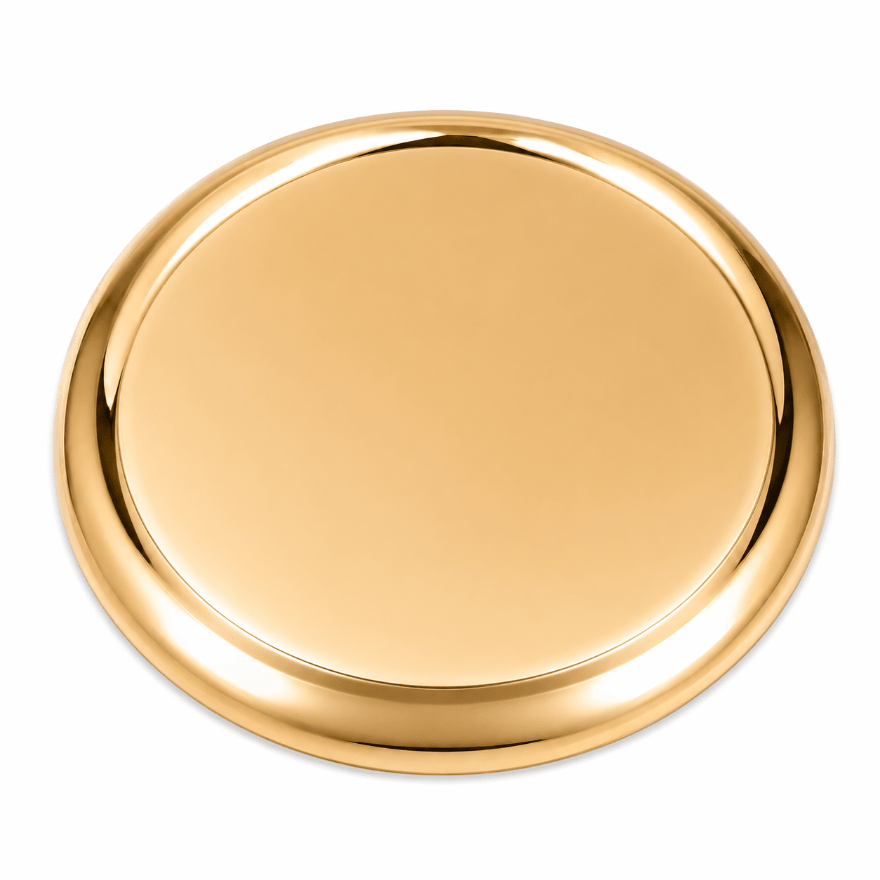 10.5 Inch Pure Bronze Kansa Plate for Dining, Serving & Gifting - Royalstuffs.com