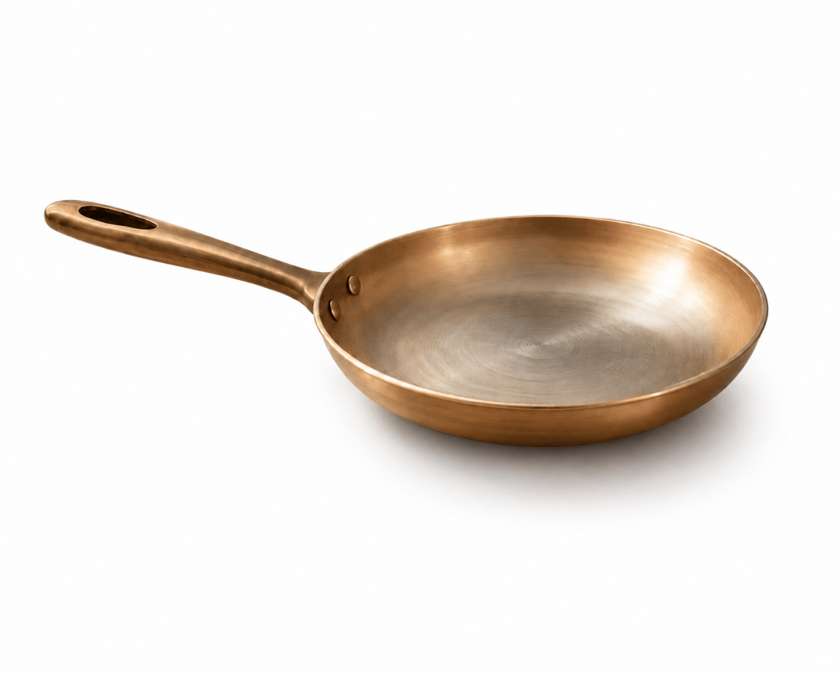10.5 Inches Pure Bronze Fry Pan - Royalstuffs.com