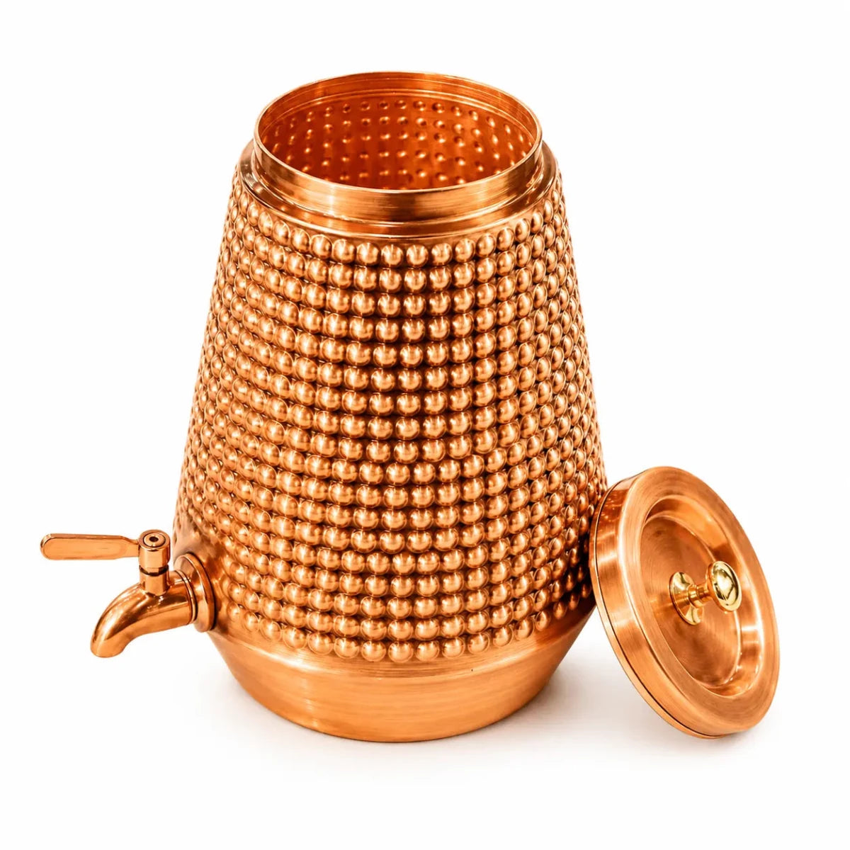 5 L Hammered Antique Copper Water Dispenser - 5000 ML - Royalstuffs.com