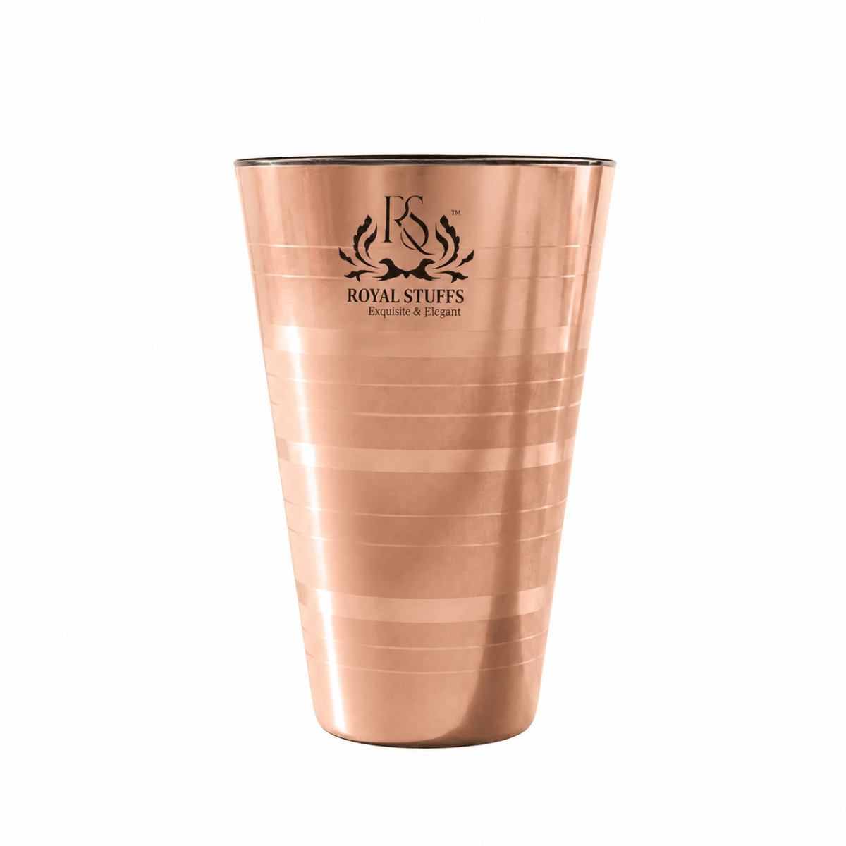 650 ML Copper Water Drinking Glass - Royalstuffs.com