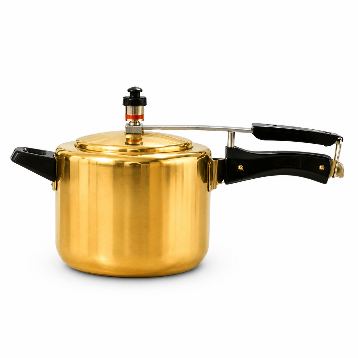 Handmade Brass Pressure Cooker with Kalai (Tin) Coating Inside – 3L & 5L