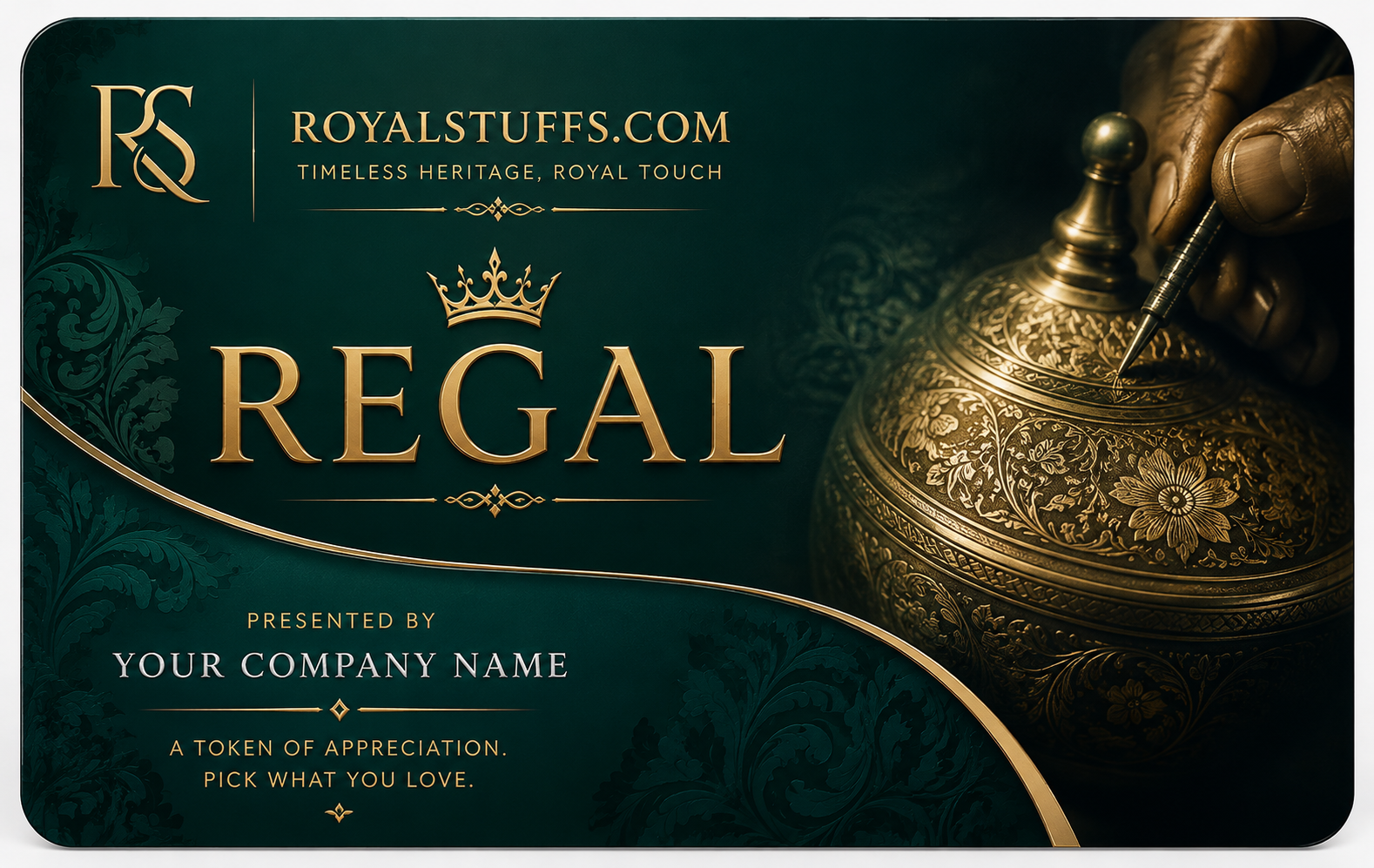 RoyalStuffs REGAL Employee Gifting Card
