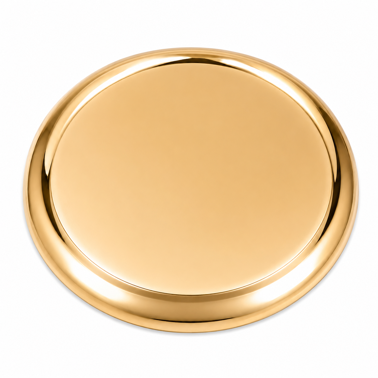 10.5 Inch Pure Bronze Kansa Plate for Dining, Serving & Gifting