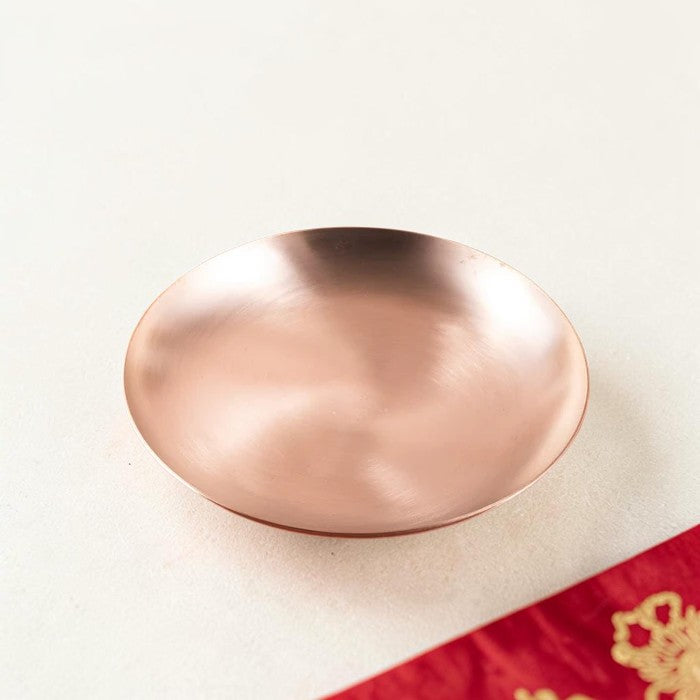 Matt Bronze Kansa 10.5 Inch plate for Dining, Serving & Gifting