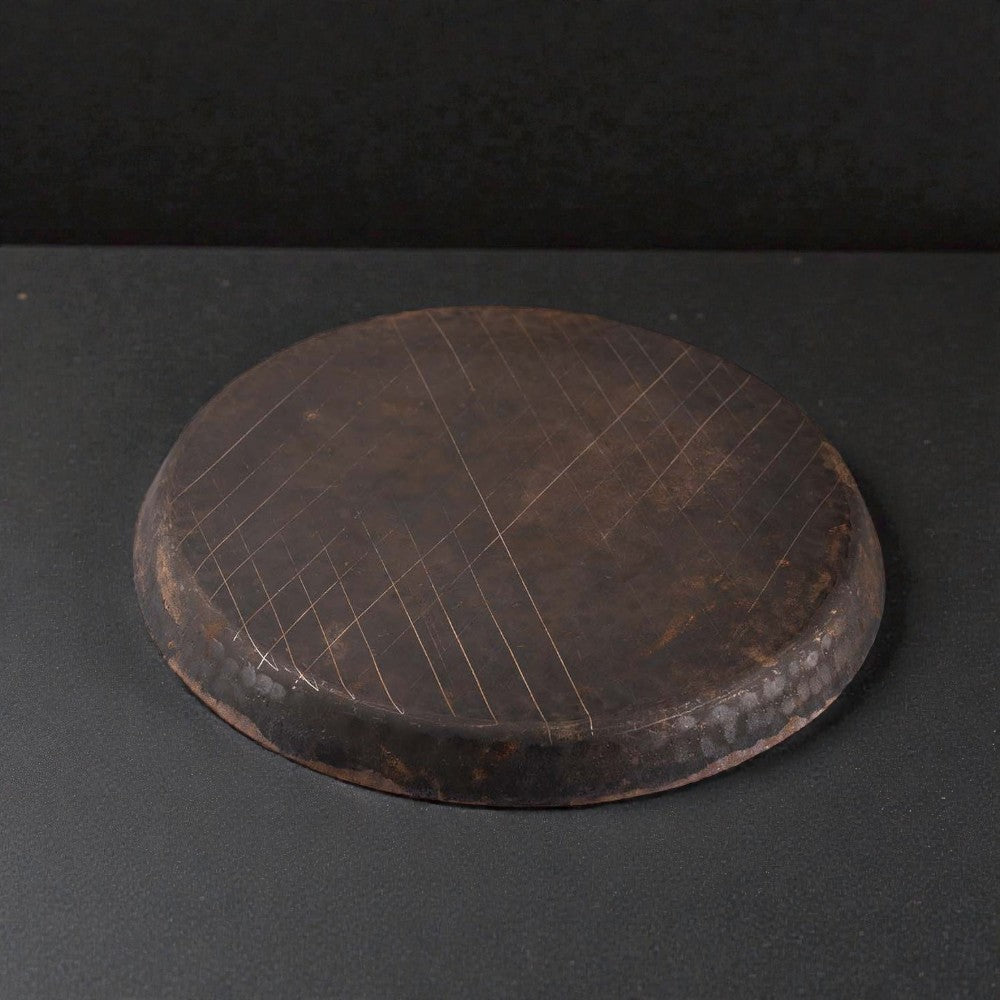 Handmade Pure Kansa Thali (Bronze Plate) – Traditional Indian Dinnerware | RoyalStuffs.com