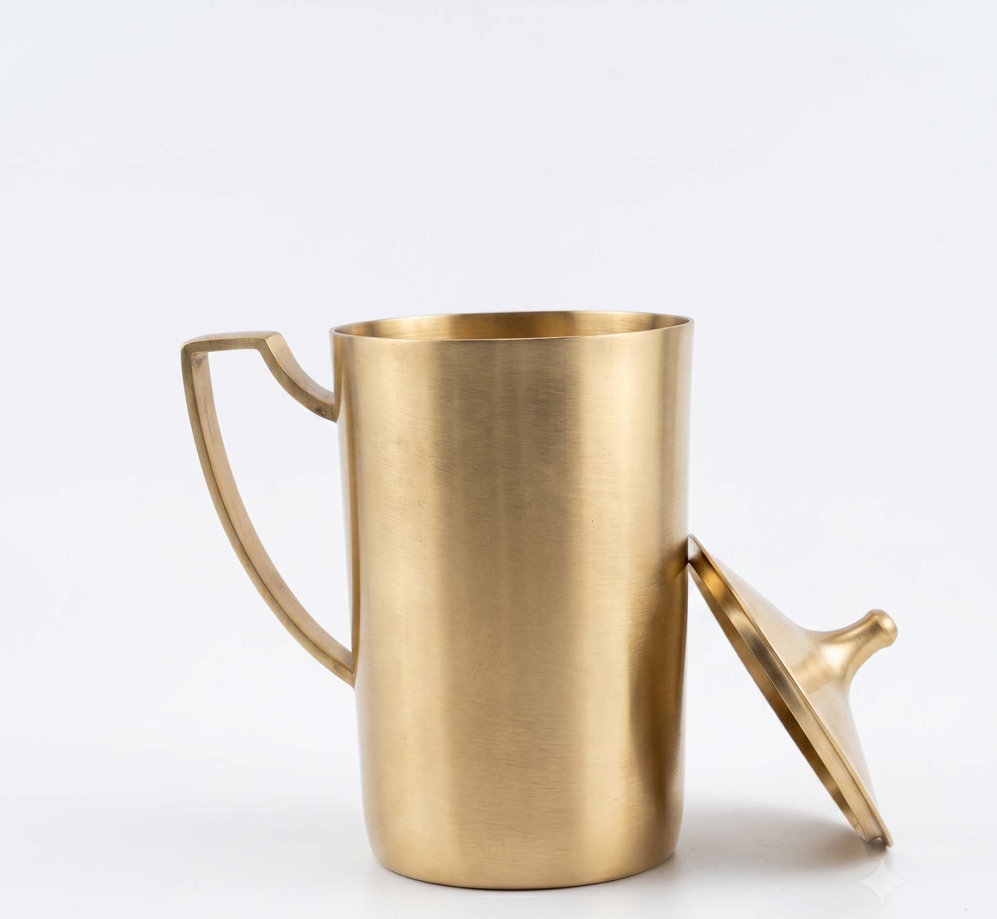 Handcrafted Kansa (Bronze) Jug with Matte Finish | Premium Traditional Bronze Water Pitcher | 1.4 Kg