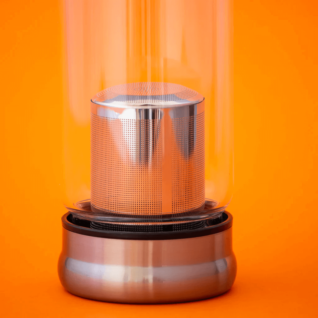 BOROSILICATE GLASS TEA INFUSER BOTTLES WITH BLACK COVER 500ML - Royalstuffs.com