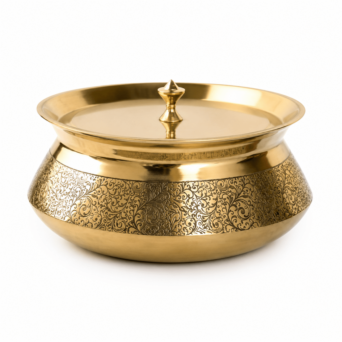 Brass Royal Handi with Lid - Royalstuffs.com