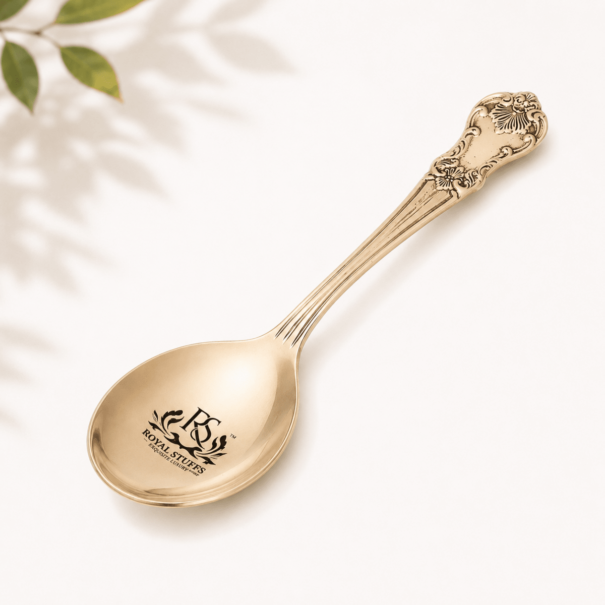 Brass Serving Spoon | Design | Tableware | Serving Cutlery - Royalstuffs.com