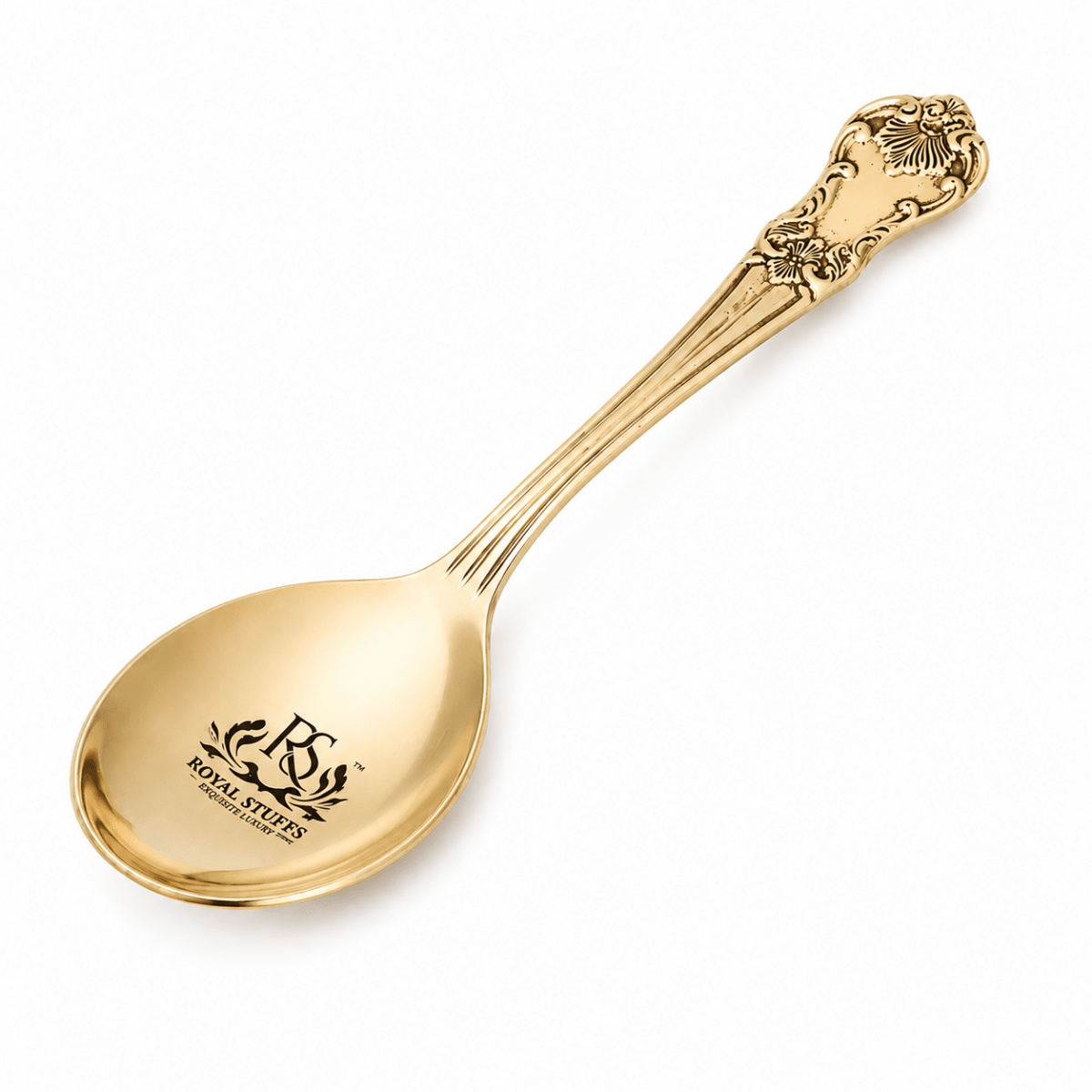 Brass Serving Spoon | Design | Tableware | Serving Cutlery - Royalstuffs.com