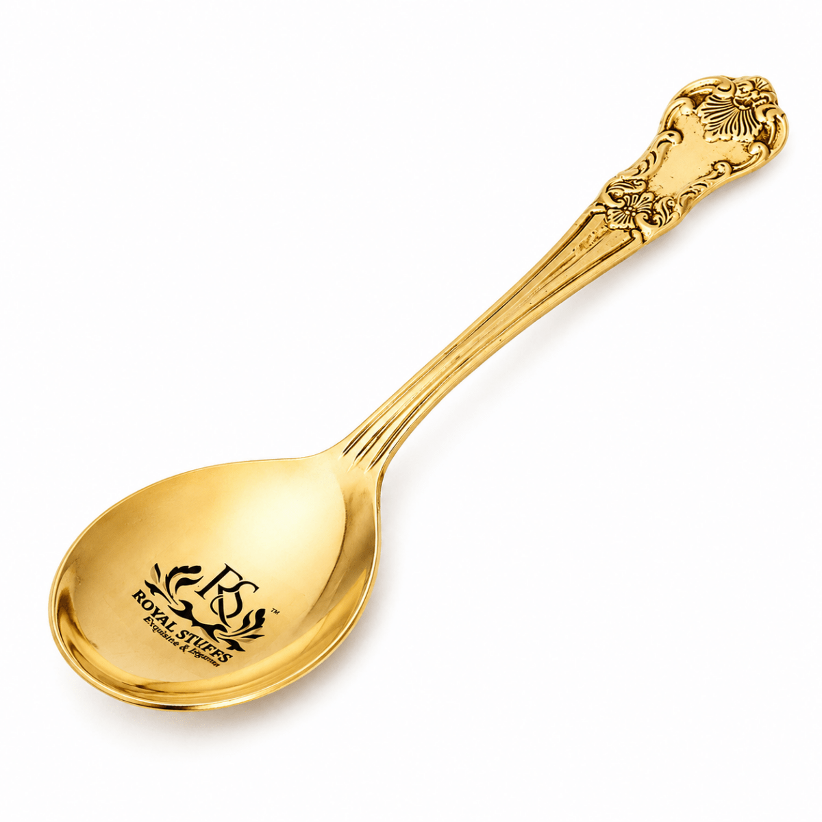 Brass Serving Spoon | Design | Tableware | Serving Cutlery - Royalstuffs.com