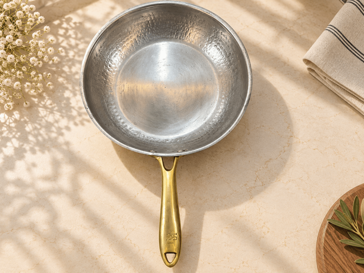 Brass Tawa with Kalali Coating - Royalstuffs.com