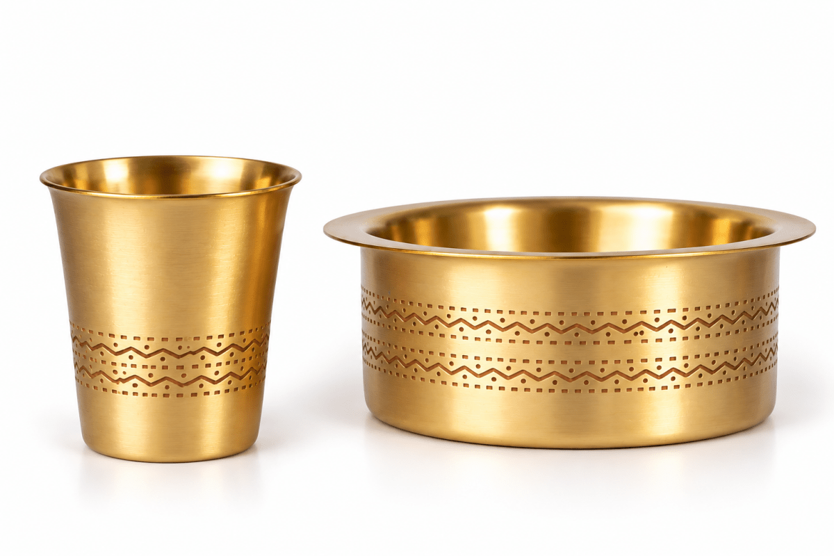 Dabra Set of 2 Matt Engraving - Royalstuffs.com