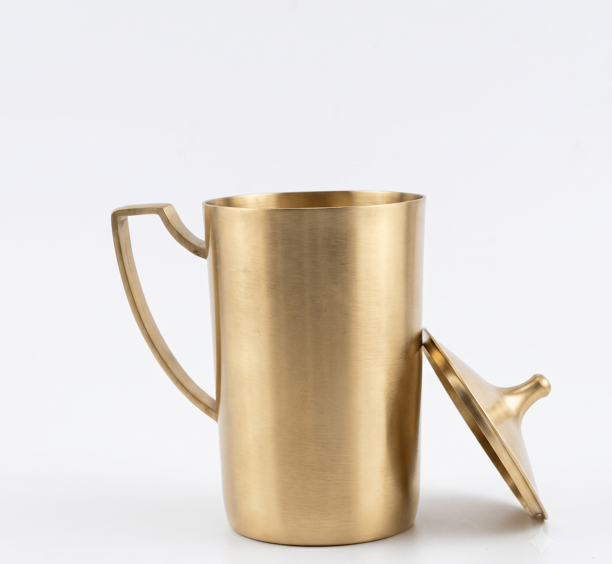 Handcrafted Kansa (Bronze) Jug with Matte Finish | Premium Traditional Bronze Water Pitcher | 1.4 Kg - Royalstuffs.com