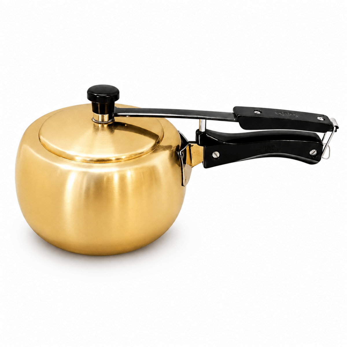 Handmade Brass Pressure Cooker with Kalai (Tin) Coating Inside – 2L, 3L & 5L - Royalstuffs.com