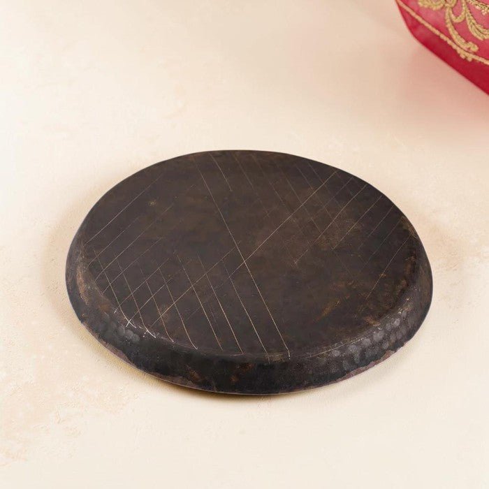 Handmade Pure Kansa Thali (Bronze Plate) – Traditional Indian Dinnerware | RoyalStuffs.com - Royalstuffs.com