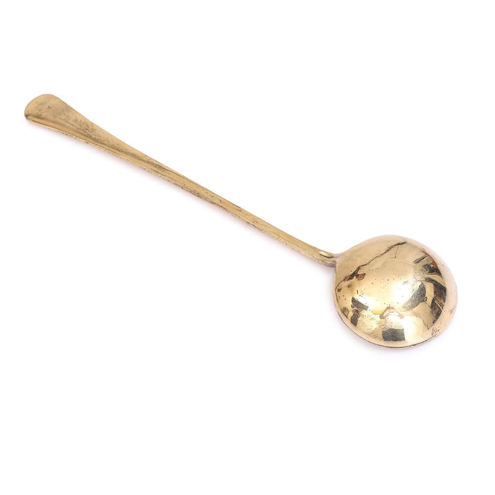 Heavy Brass Ladle Cooking & Serving Spoon – 14 Inch Traditional Long Handle Spoon | RoyalStuffs - Royalstuffs.com