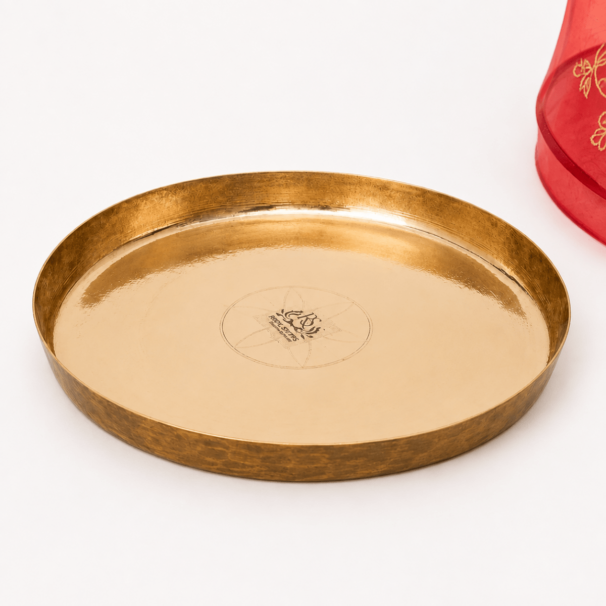 Pure Kansa Bronze Handmade Dinner/Lunch Plate/Thali - Royalstuffs.com