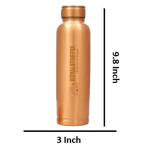 ROYALSTUFFS 12 Liters Pure Copper Drinkware Water Dispenser Hammered Finish- Ayurveda Health Healing Water Container Tank with 4 Matching Tumbler Glasses and 2 Copper Bottle - Royalstuffs.com