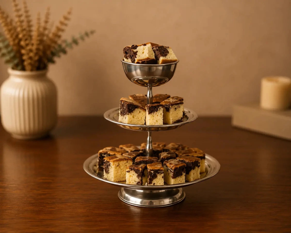ROYALSTUFFS Easy Trade 3 Tier Snack Serving Stand/Cake Stand (Set of 1) - Royalstuffs.com