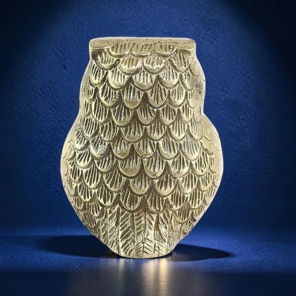 Set of 2 Brass Decorative Owl Showpiece - Royalstuffs.com