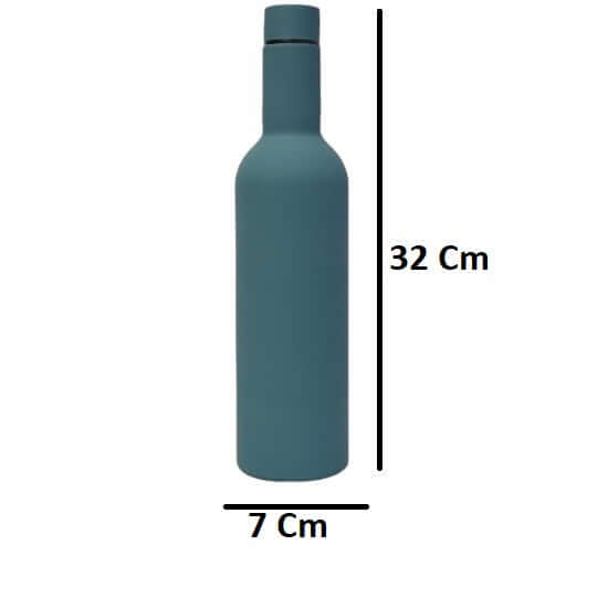 Stainless Steel with Copper Coating Hot and Cold Insulated Bottle 750 ml Bottle (Pack of 1, Gray) - Royalstuffs.com