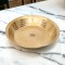  16.8 Inch Handmade Brass Pital Parat Platter Bronze