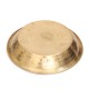  16.8 Inch Handmade Brass Pital Parat Platter Bronze