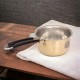 1.5 Liter Medium Brass Sauce Pan Tapeli for Milk,Tea with Tin Coating Inner Side Kalai 