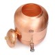 ROYALSTUFFS Copper Water Dispenser with Hammered Design, for Storage & Serving Water, Volume-12 Liters | Copper Drinkware Tank