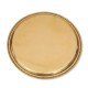 Small Handmade Pure Brass Plate 8 inch Dish Embossed Design Round Shape Plate