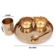 10.5 Inch Royal Pure Bronze Thaali Set , 5 Items