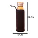 Borosilicate Glass Bottle with Cover