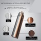 Stainless Steel Vacuum Insulated Flask Hot and Cold Water Bottle, Soft Touch Finish(500ML, Brown Colour)