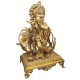 Lord Krishna Brass Statue with Cow,Height:16 Inch,Width:9 Inch,Weight:9 Kg