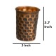 300 ml Hammered Copper Glasses Heavy and Durable for Daily Use with Health Benefits