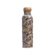 ROYALSTUFFS Pure Copper Vessel Leak Proof Ayurvedic Drinkware Designer Meena Printed Water Bottle (1000ML)