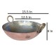 Copper Kadai Multi Purpose Hammered Kadhai for Cooking ,Capacity: 3 Liter,Weight:2.8 kg