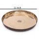 11 Inch Pure Kansa Bronze Handmade 11 inch Dinner/Lunch Plate/Thali 