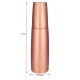 ROYALSTUFFS Pure copper drinkware water dispenser - 12 Litre | Hammered Finish | Ayurveda Health Healing| Storage Water | Container Tank with 4 Matching Glasses & 4 copper Bottles