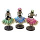 Set of 3 Musician Figurine Showpiece Iron  for Shelf Décor & Gifts, 9.5 Inch (Multicolor)