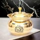 Handmade Royal Brass Antique Finish Chapati Box with Lid | Hot Pot Chapati Box for Kitchen and 1 Ghee Pot