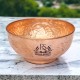  Copper Serveware 4 Bowl and  1 liter Brass Sauce Pan for Indian Food, Gift, Good for Health