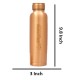 ROYALSTUFFS Copper 2 Water Bottle for Drinking with 4 Copper Glass Ayurvedic 900 ml Premium Quality Handcrafted Hammered Copper Vessel and Glass Set